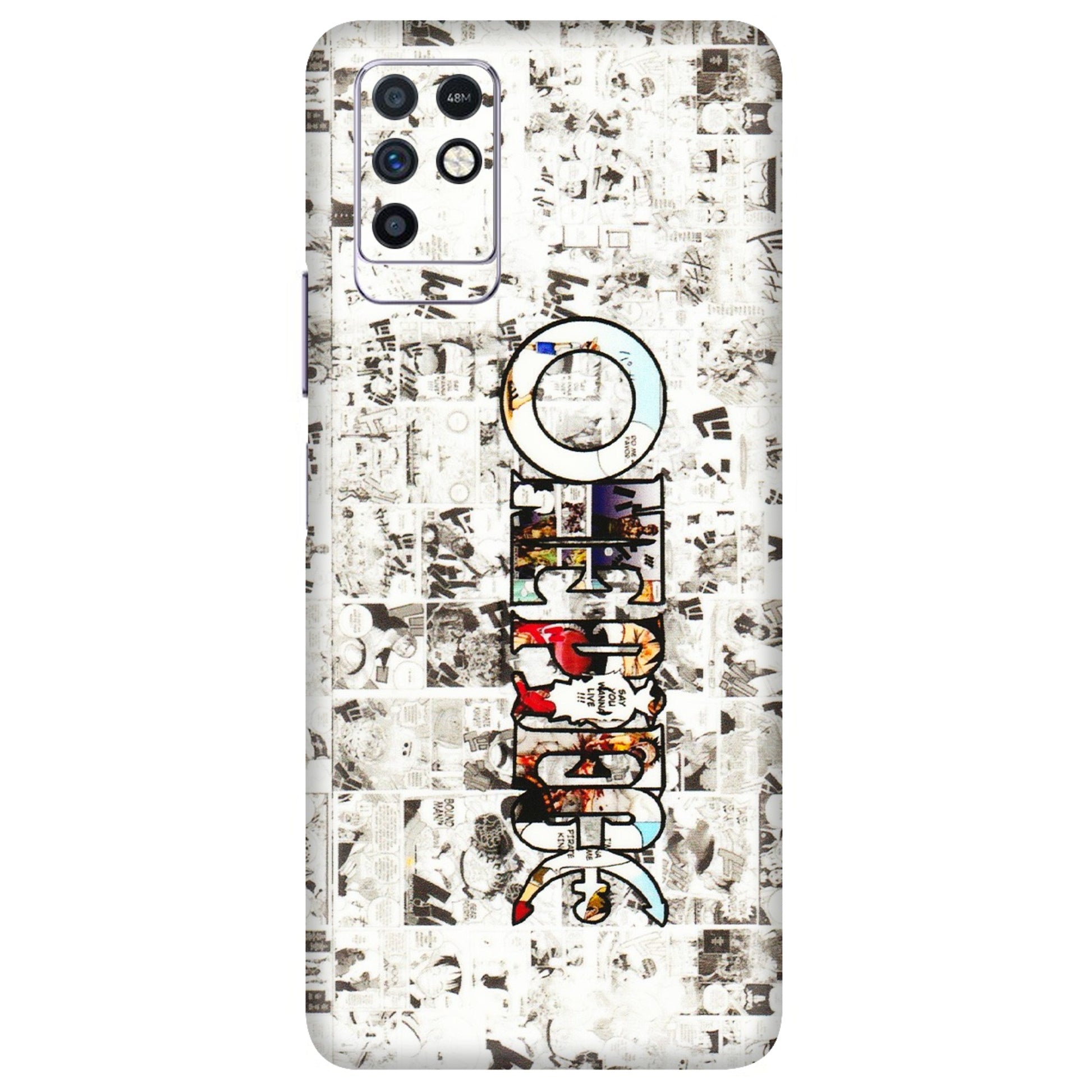 INFINIX Phone Skins (All Models) - One Piece Manga - 3D Embossed Finish (L-26) Infinix Note 10