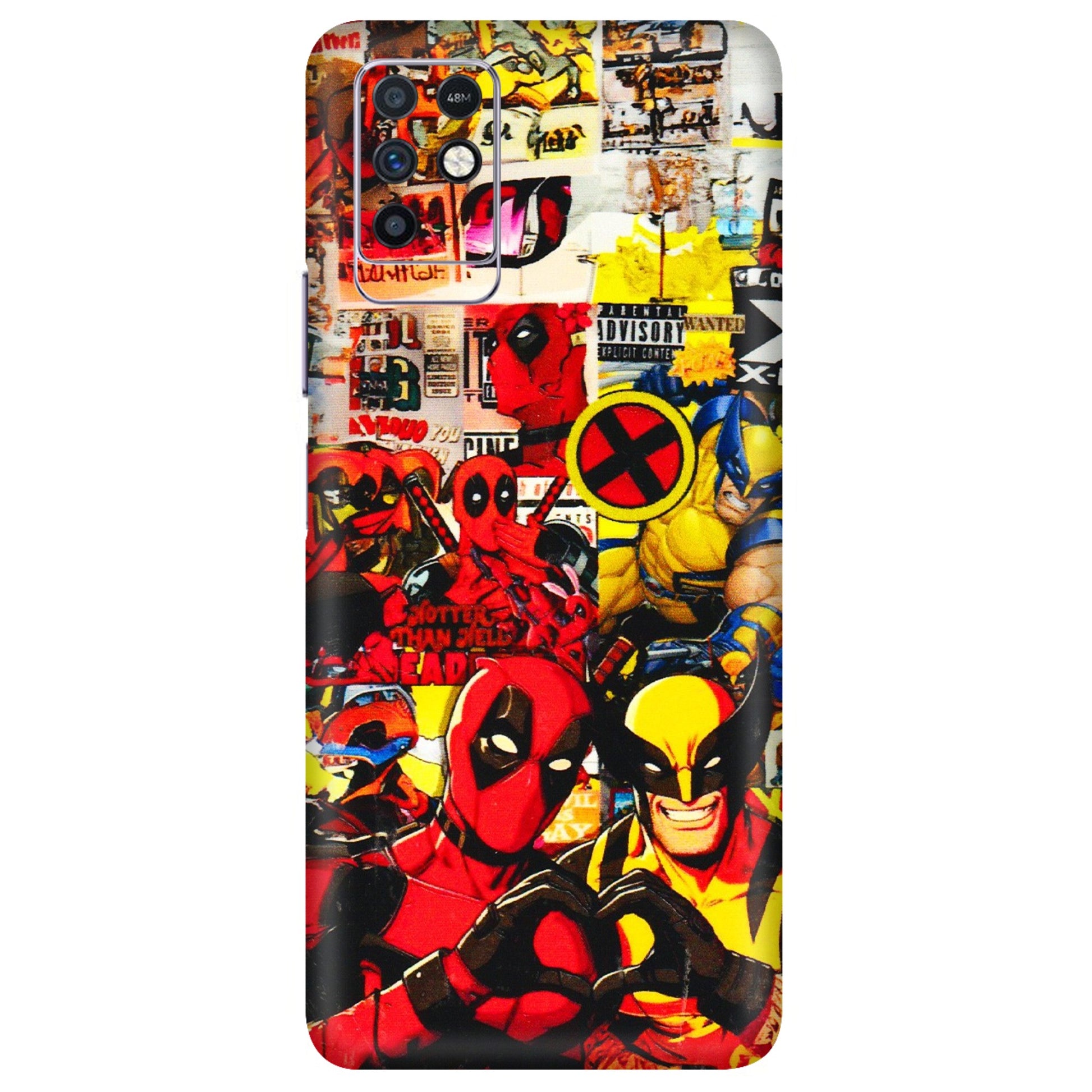 INFINIX Phone Skins (All Models) - Spidy Wolverine - 3D Embossed Finish (L-310) Infinix Note 10