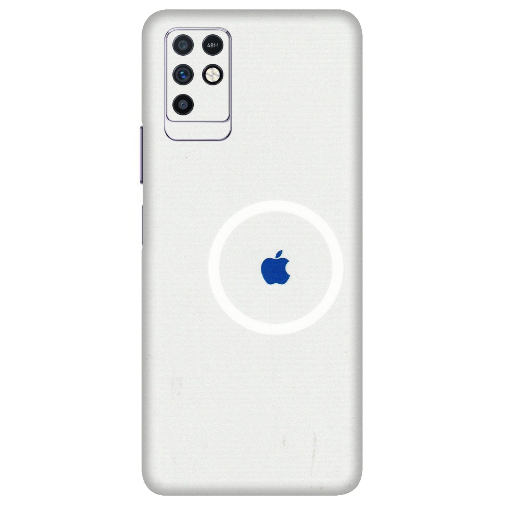INFINIX Phone Skins (All Models) - iPhone Magsafe Logo - 3D Embossed Finish (L-320) Infinix Note 10