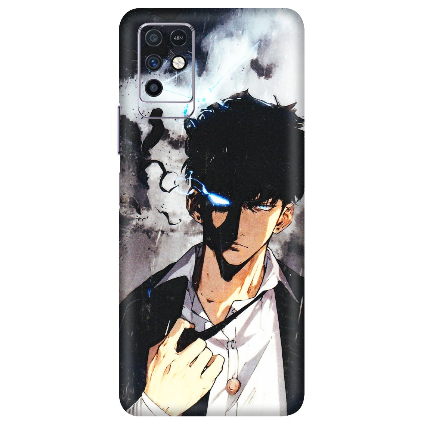 INFINIX Phone Skins (All Models) - Sung Jinwoo Manhwa Anime - 3D Embossed Finish (L-328) Infinix Note 10