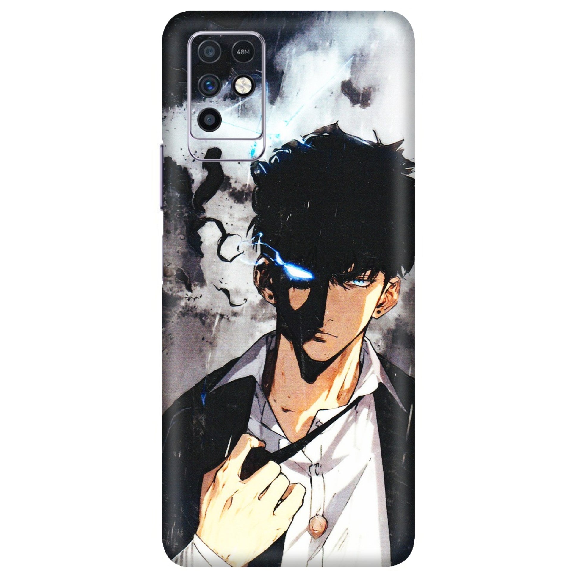 INFINIX Phone Skins (All Models) - Sung Jinwoo Manhwa Anime - 3D Embossed Finish (L-328) Infinix Note 10
