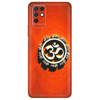 INFINIX Phone Skins (All Models) - Aum Shiv Orange - 3D Embossed Finish (L-32) Infinix Note 10