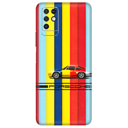INFINIX Phone Skins (All Models) - Multicolour Porche - 3D Embossed Finish (L-39) Infinix Note 10