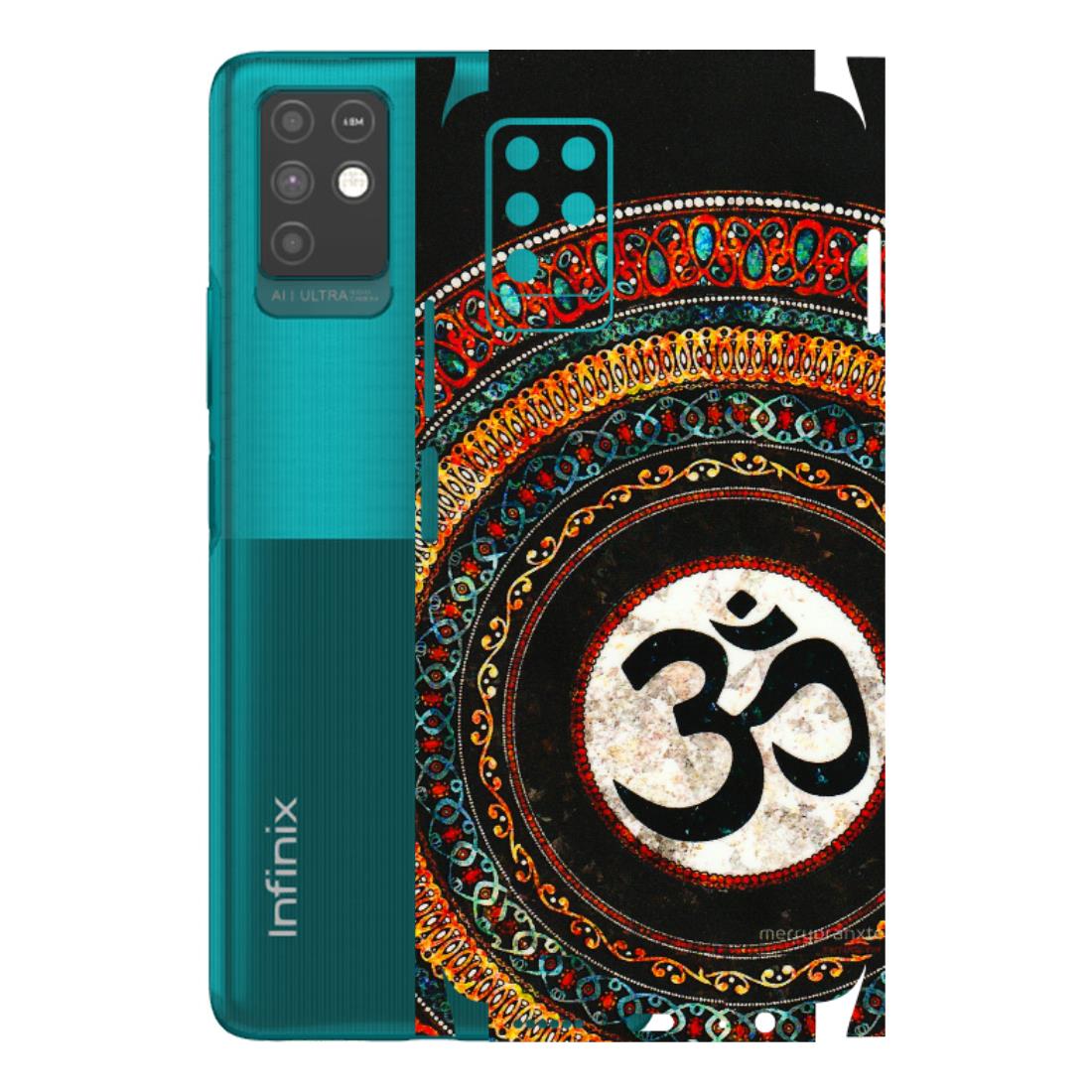 INFINIX Phone Skins (All Models) - Aum Chant Abstract - 3D Embossed Finish (L-42) Infinix Note 10