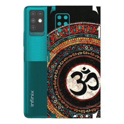 INFINIX Phone Skins (All Models) - Aum Chant Abstract - 3D Embossed Finish (L-42) Infinix Note 10