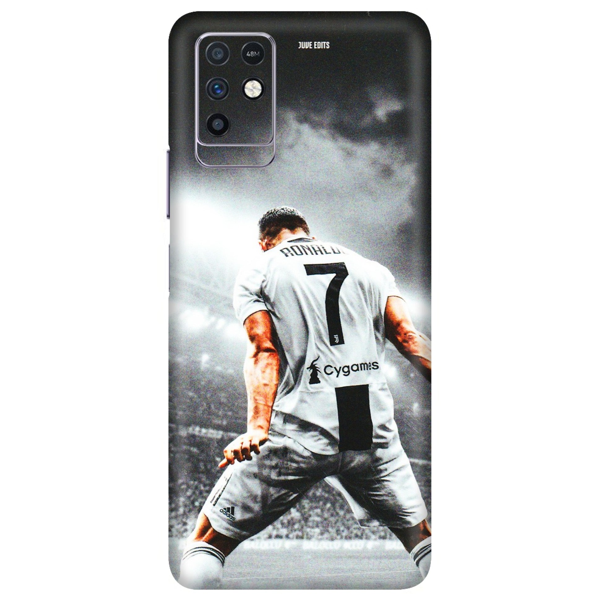 INFINIX Phone Skins (All Models) - Ronaldo CR7 Crazy - 3D Embossed Finish (L-44) Infinix Note 10