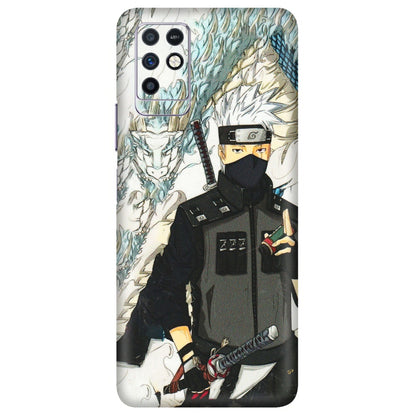 INFINIX Phone Skins (All Models) - Kakashi Hatake Naruto Anime - 3D Embossed Finish (L-46) Infinix Note 10