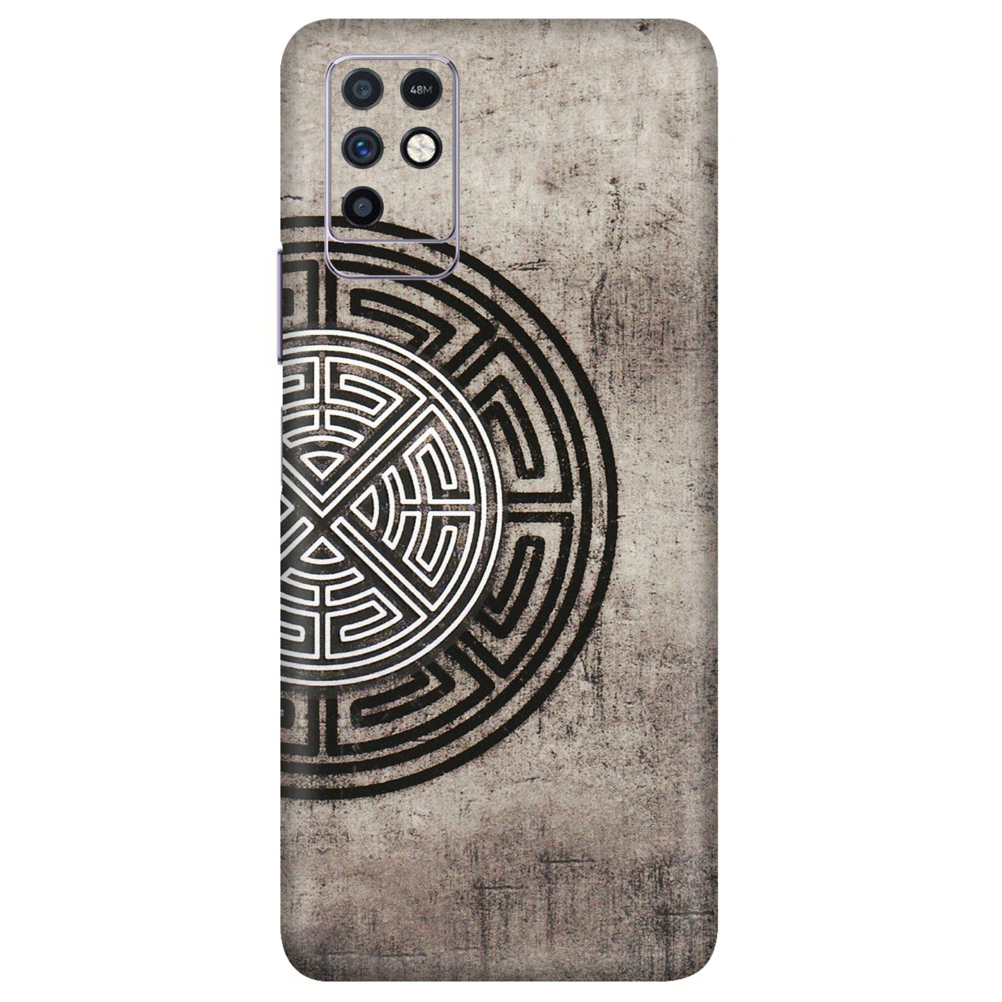 INFINIX Phone Skins (All Models) - Mysterious Circular Design - 3D Embossed Finish (L-63) Infinix Note 10