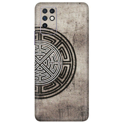 INFINIX Phone Skins (All Models) - Mysterious Circular Design - 3D Embossed Finish (L-63) Infinix Note 10