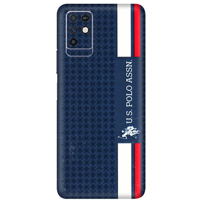 INFINIX Phone Skins (All Models) - US POLO Designer Brand - 3D Embossed Finish (L-65) Infinix Note 10