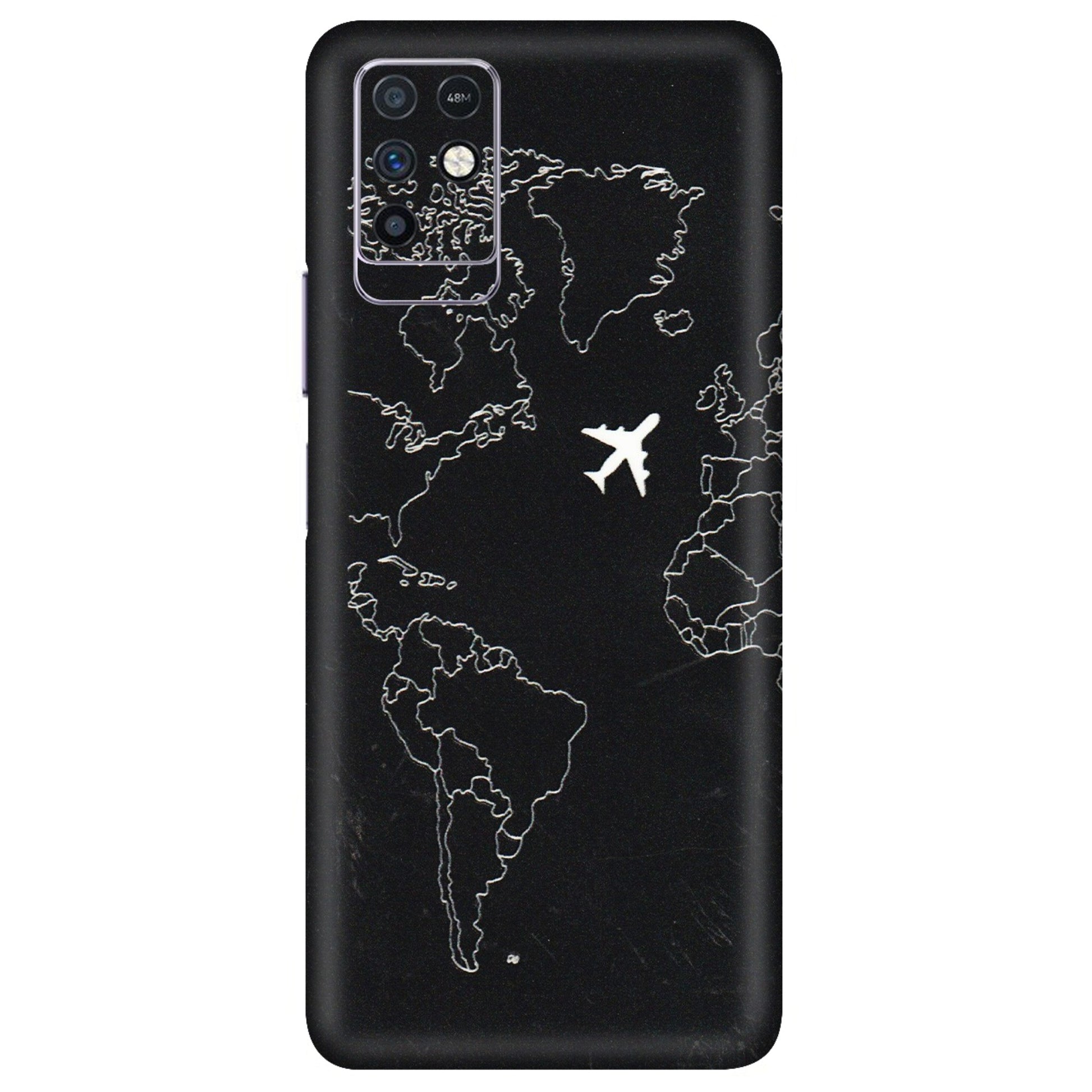 INFINIX Phone Skins (All Models) - Never Ending Travel - 3D Embossed Finish (L-79) Infinix Note 10