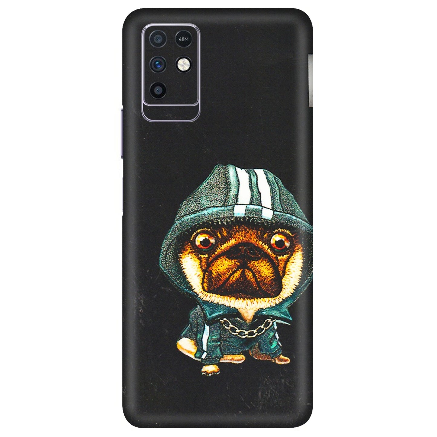 INFINIX Phone Skins (All Models) - Puppy N Hoodie - 3D Embossed Finish (L-90) Infinix Note 10