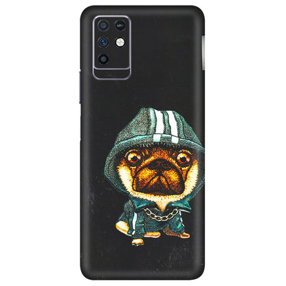 INFINIX Phone Skins (All Models) - Puppy N Hoodie - 3D Embossed Finish (L-90) Infinix Note 10