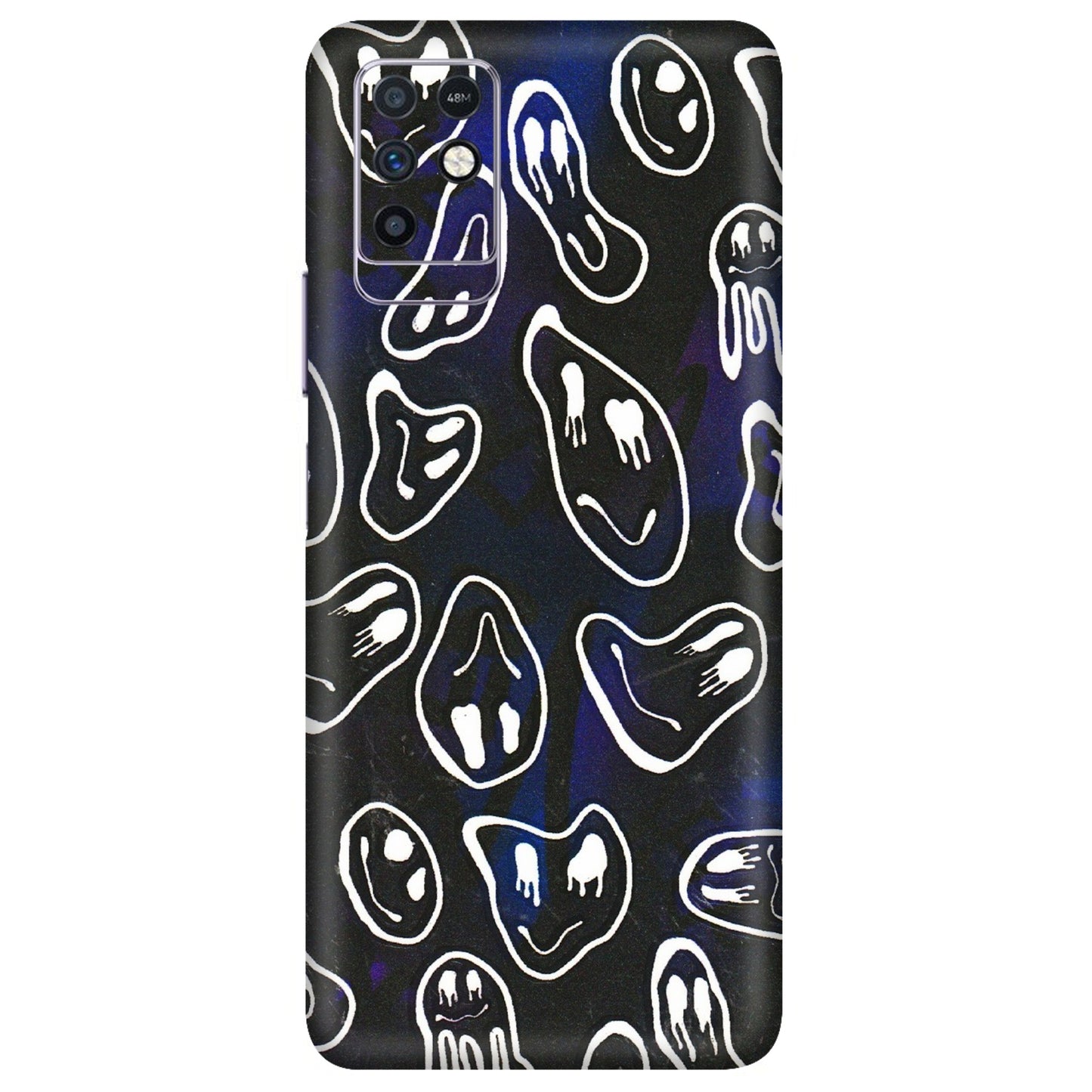 INFINIX Phone Skins (All Models) - Distorted Smileys - 3D Embossed Finish (L-92) Infinix Note 10