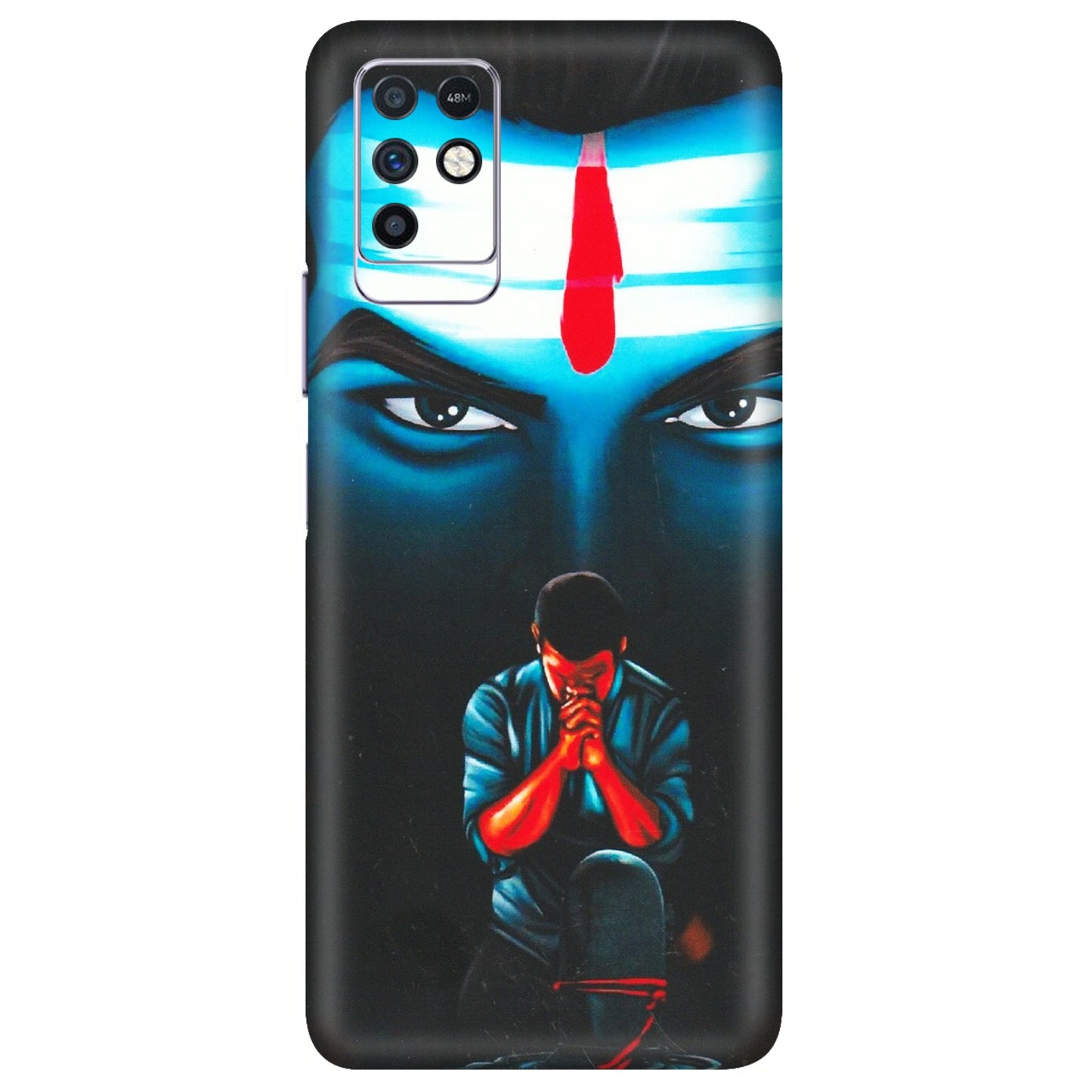 INFINIX Phone Skins (All Models) - Mahakal Bhakt - Matte Finish (M-112) Infinix Note 10