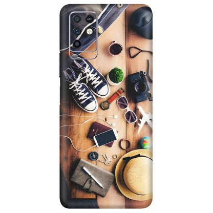 INFINIX Phone Skins (All Models) - Travel Wanderlust - Matte Finish (M-133) Infinix Note 10