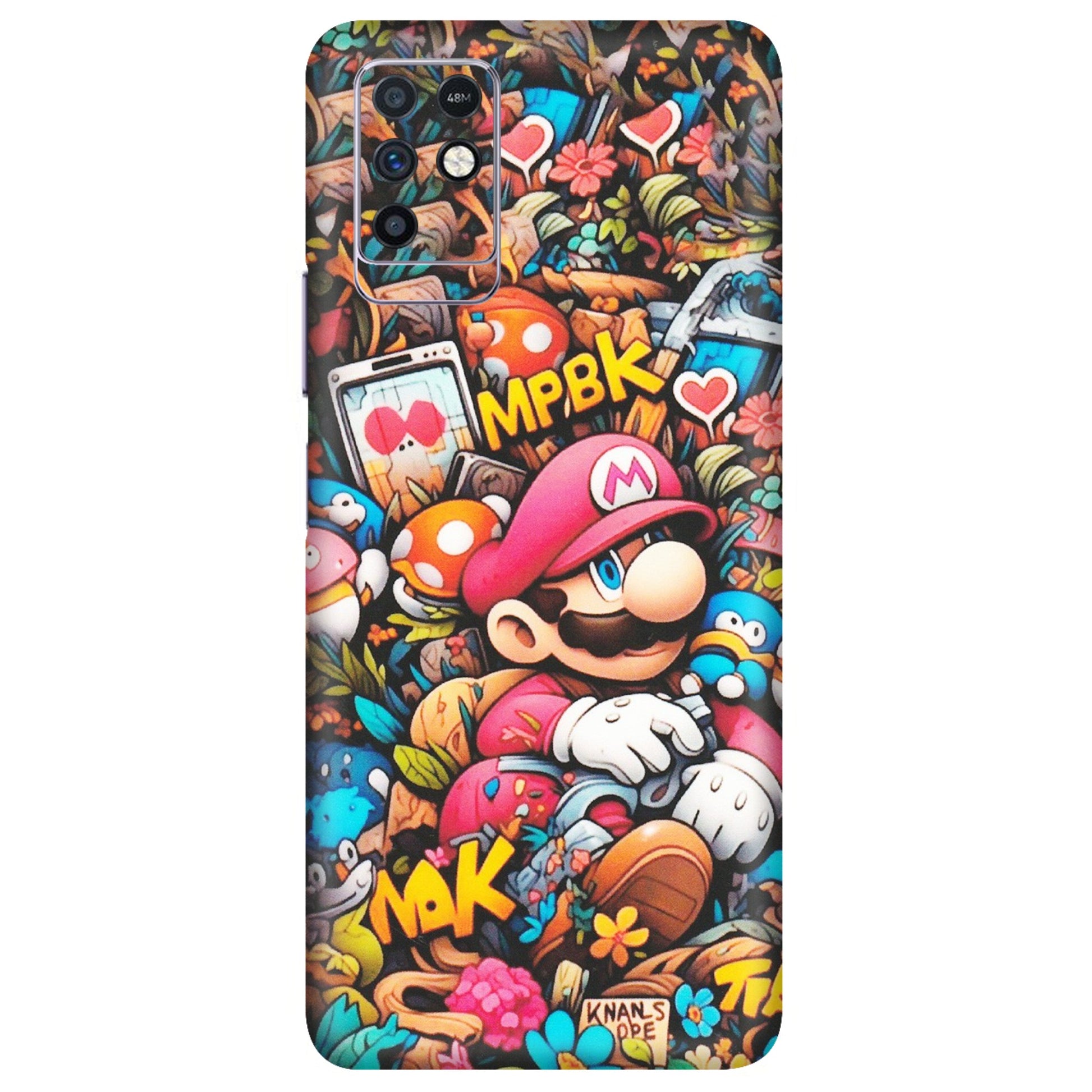 INFINIX Phone Skins (All Models) - Super Mario Bros Artistic - Matte Finish (M-173) Infinix Note 10