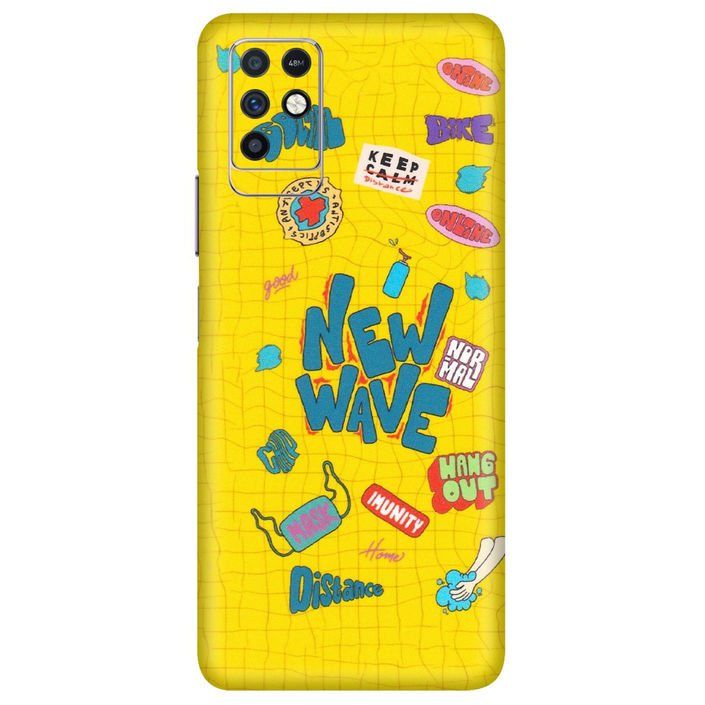 INFINIX Phone Skins (All Models) - New Wave Life - Matte Finish (M-17) Infinix Note 10