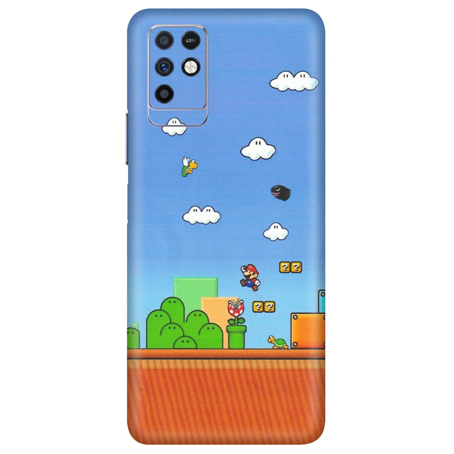 INFINIX Phone Skins (All Models) - Mario Game Scene - Matte Finish (M-24) Infinix Note 10