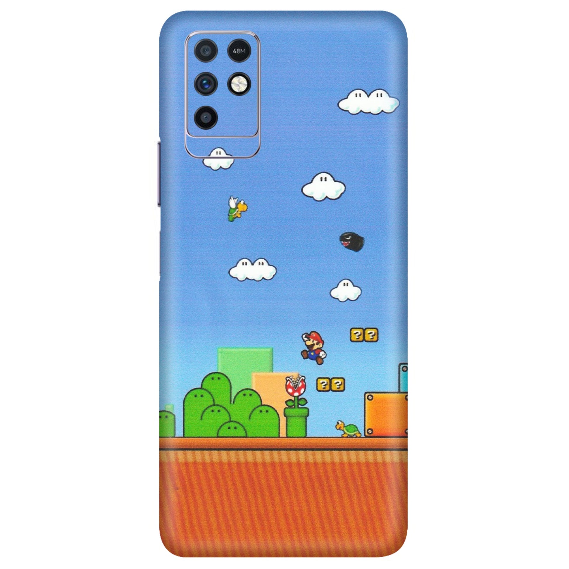 INFINIX Phone Skins (All Models) - Mario Game Scene - Matte Finish (M-24) Infinix Note 10