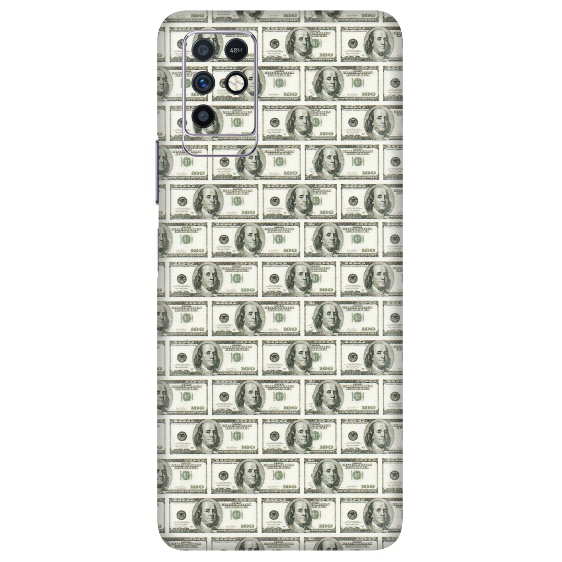 INFINIX Phone Skins (All Models) - I Love Dollars - Matte Finish (M-40) Infinix Note 10