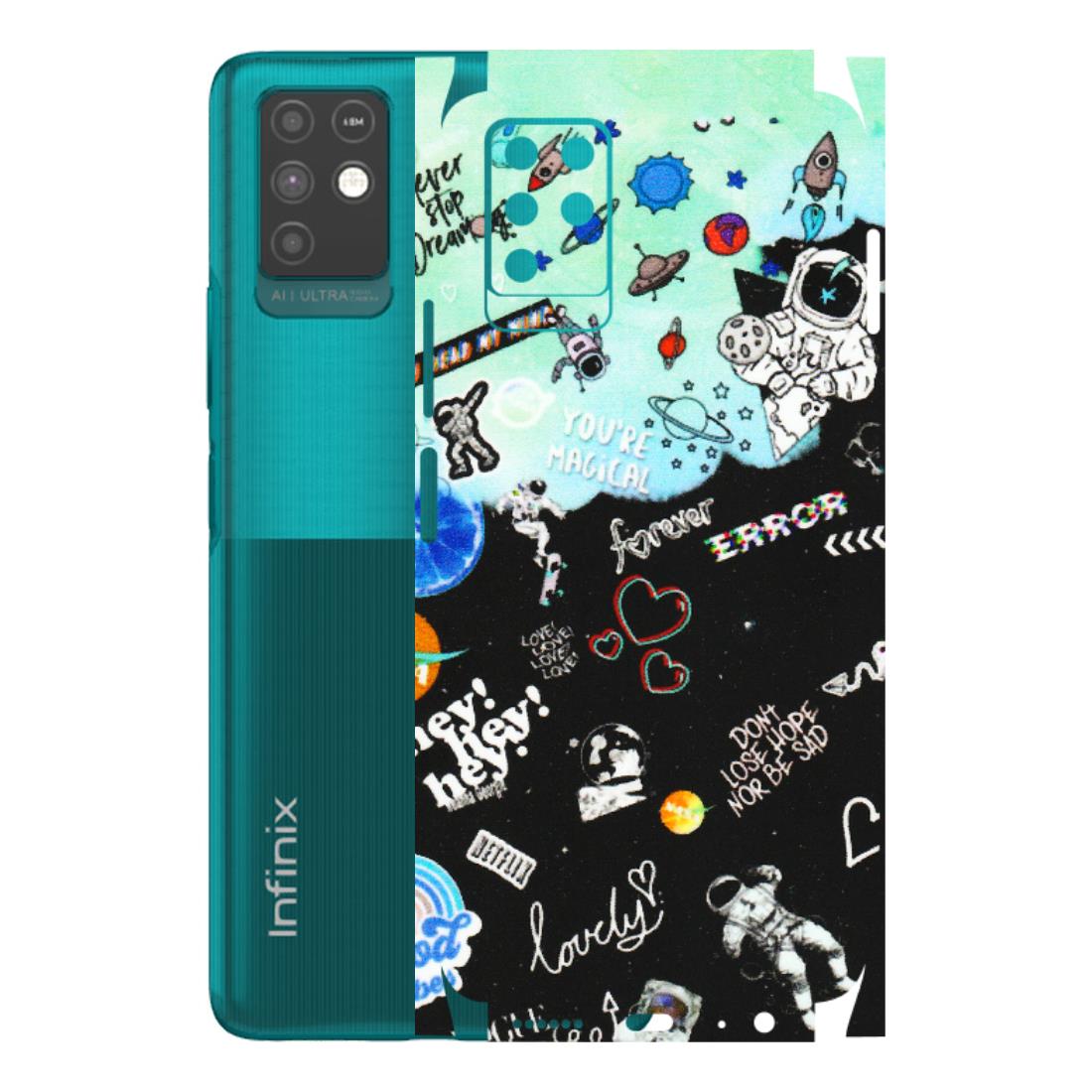 INFINIX Phone Skins (All Models) - Living In A Space Dream - Matte Finish (M-46) Infinix Note 10