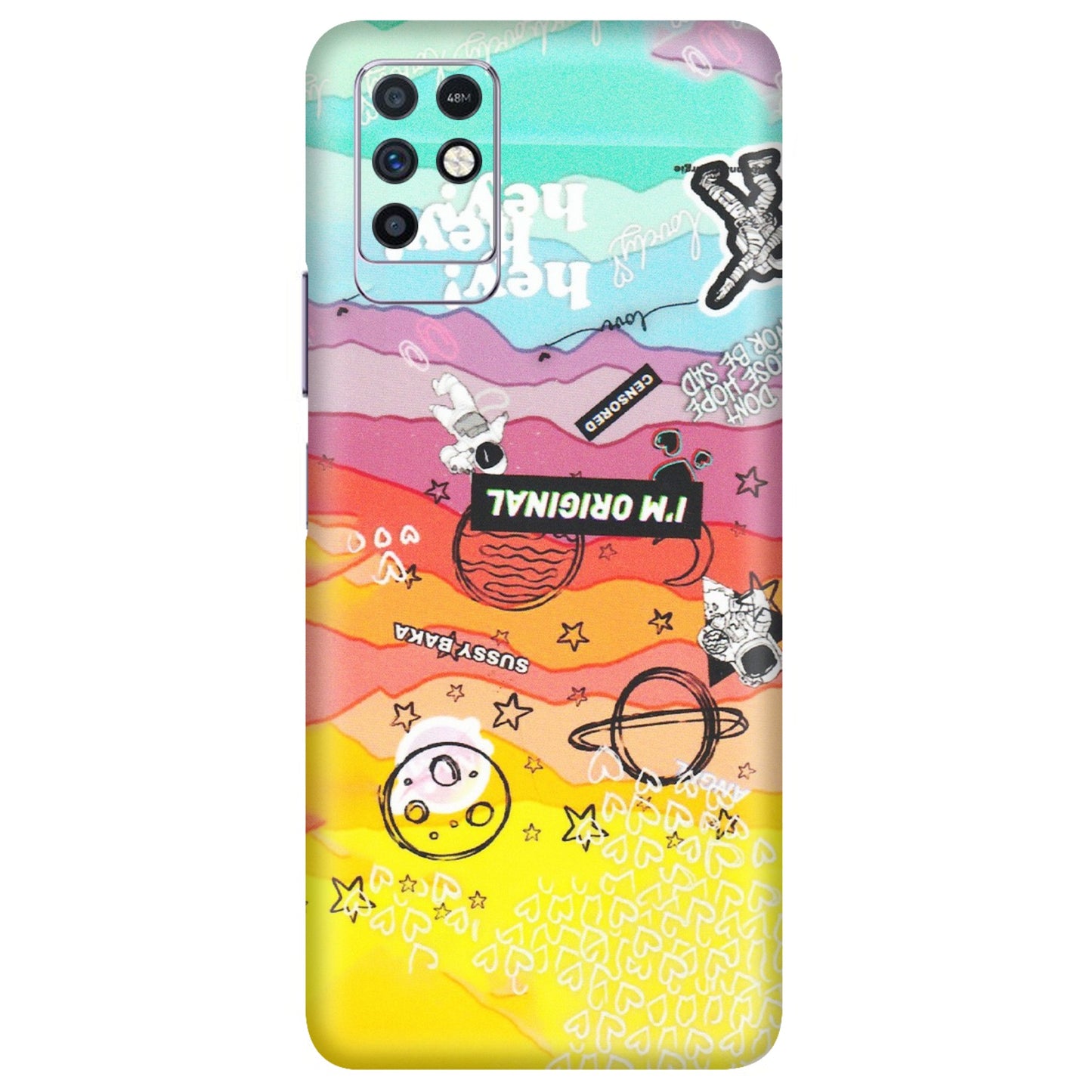 INFINIX Phone Skins (All Models) - The Original Astronaut - Matte Finish (M-79) Infinix Note 10