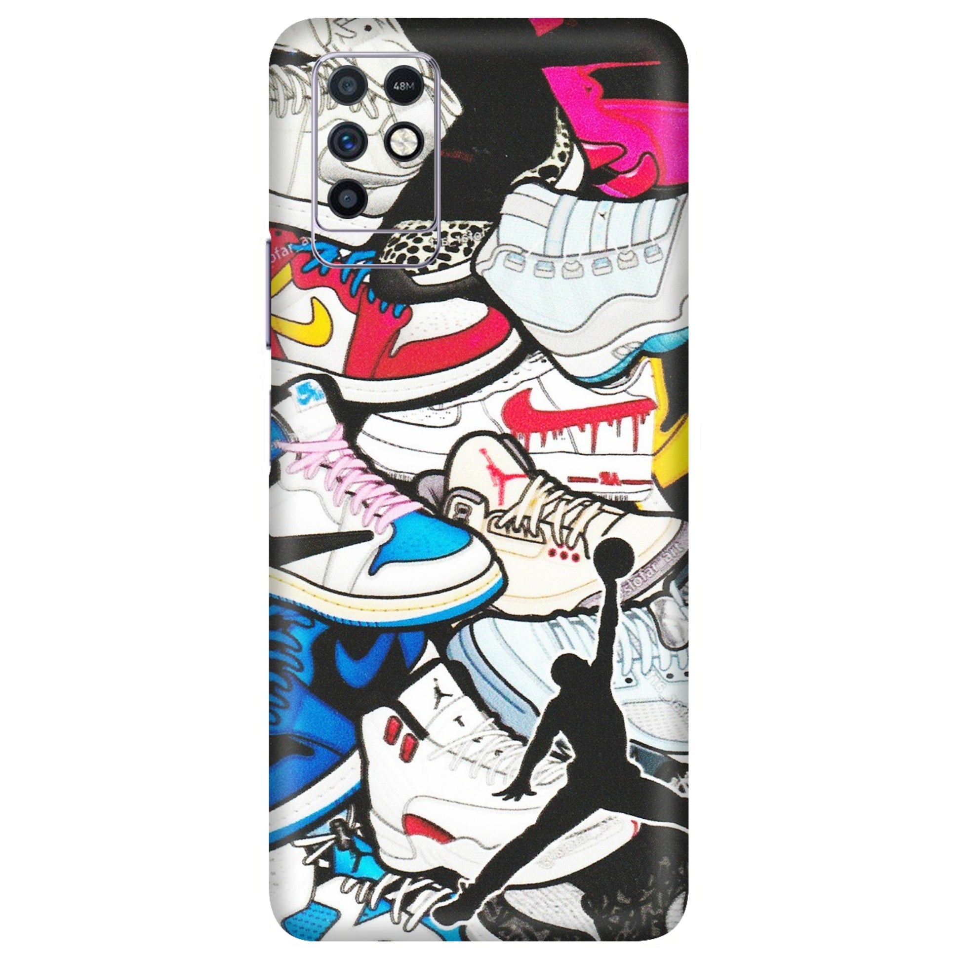 INFINIX Phone Skins (All Models) - Jordan Sneakers Fan - Matte Finish (M-80) Infinix Note 10