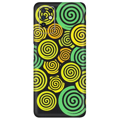INFINIX Phone Skins (All Models) - Crazy Spiral - Matte Finish (M-91) Infinix Note 10