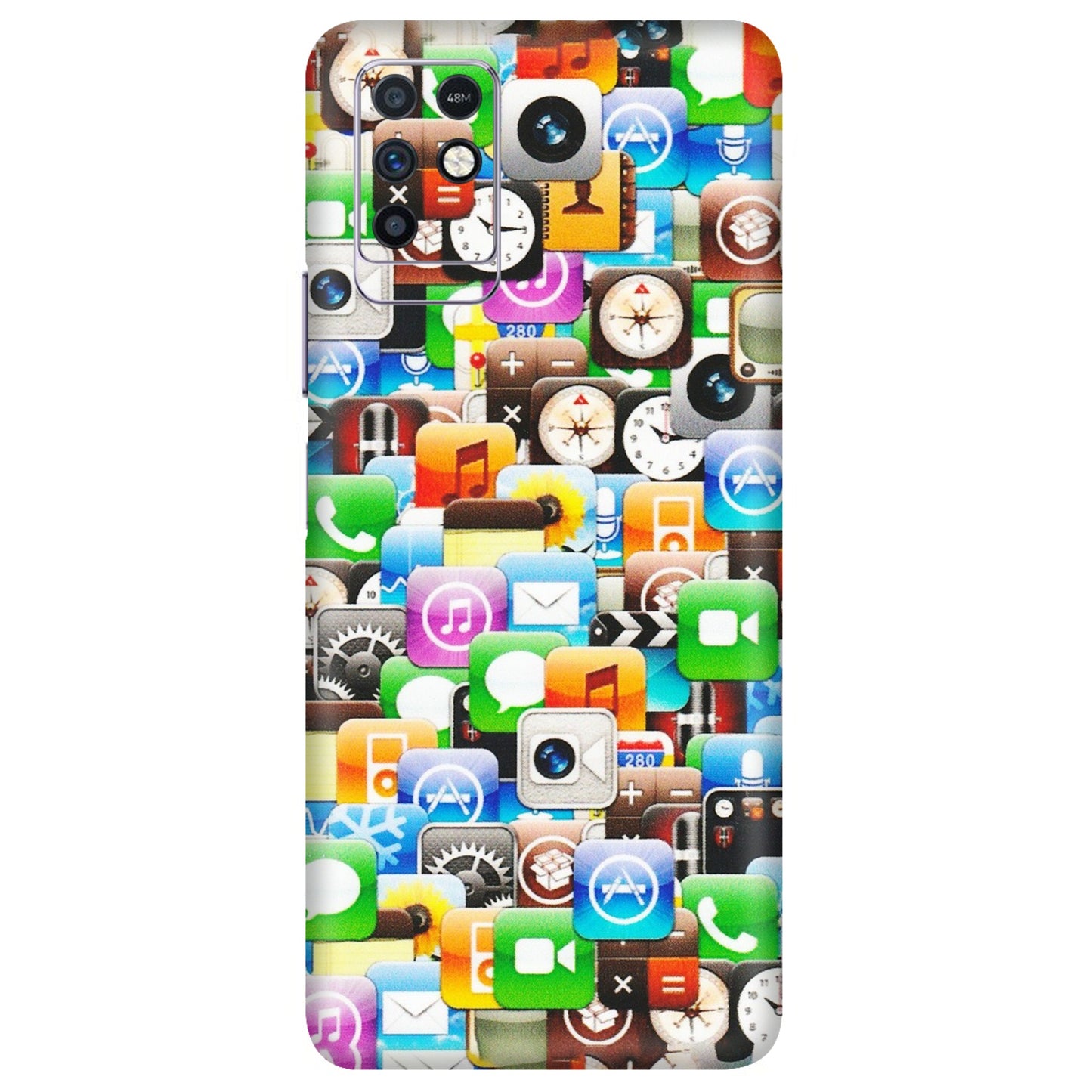 INFINIX Phone Skins (All Models) - All Apple Icons - Matte Finish (M-93) Infinix Note 10