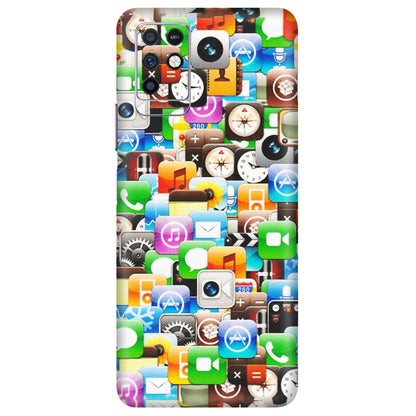 INFINIX Phone Skins (All Models) - All Apple Icons - Matte Finish (M-93) Infinix Note 10