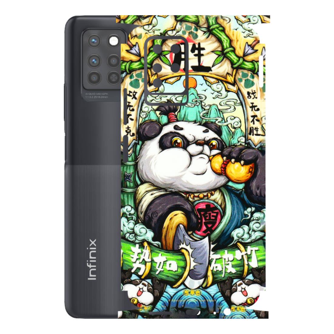 INFINIX Phone Skins (All Models) - Royal Rich Panda - 3D Embossed Finish (L-170) Infinix Note 10 PRO
