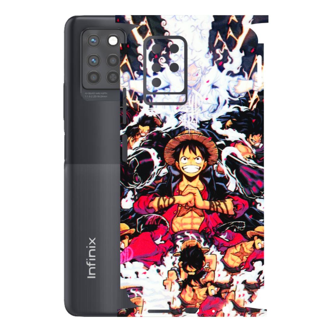 INFINIX Phone Skins (All Models) - Luffy Anime Character - 3D Embossed Finish (L-203) Infinix Note 10 PRO