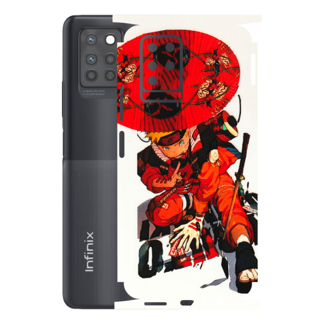 INFINIX Phone Skins (All Models) - Naruto - 3D Embossed Finish (L-208) Infinix Note 10 PRO