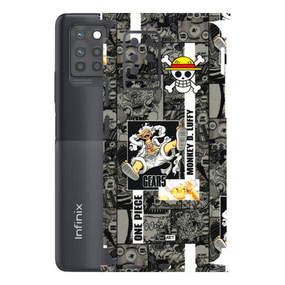 INFINIX Phone Skins (All Models) - Cuffy Anime MonkeyCamic - 3D Embossed Finish (L-242) Infinix Note 10 PRO