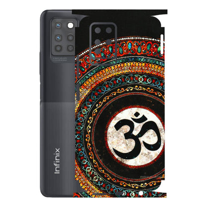 INFINIX Phone Skins (All Models) - Aum Chant Abstract - 3D Embossed Finish (L-42) Infinix Note 10 PRO
