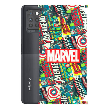 INFINIX Phone Skins (All Models) - Marvel Comic Lover - Matte Finish (M-30) Infinix Note 10 PRO