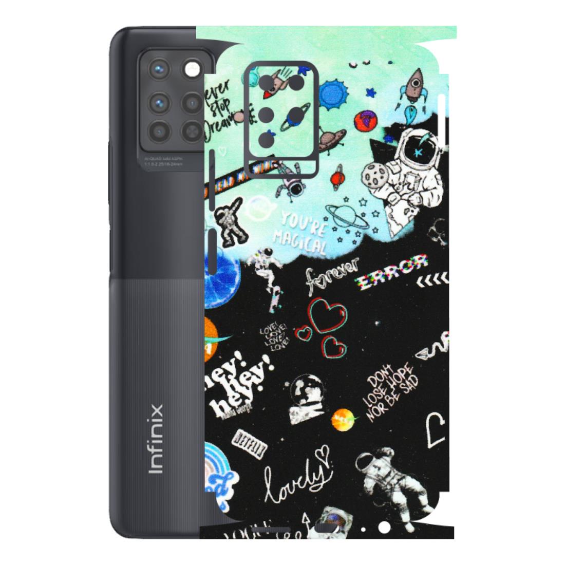 INFINIX Phone Skins (All Models) - Living In A Space Dream - Matte Finish (M-46) Infinix Note 10 PRO
