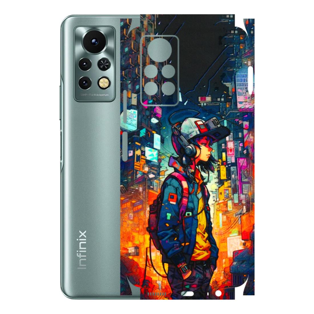 INFINIX Phone Skins (All Models) - Street Anime Guy - 3D Embossed Finish (L-158) Infinix Note 11S