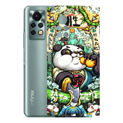 INFINIX Phone Skins (All Models) - Royal Rich Panda - 3D Embossed Finish (L-170) Infinix Note 11S