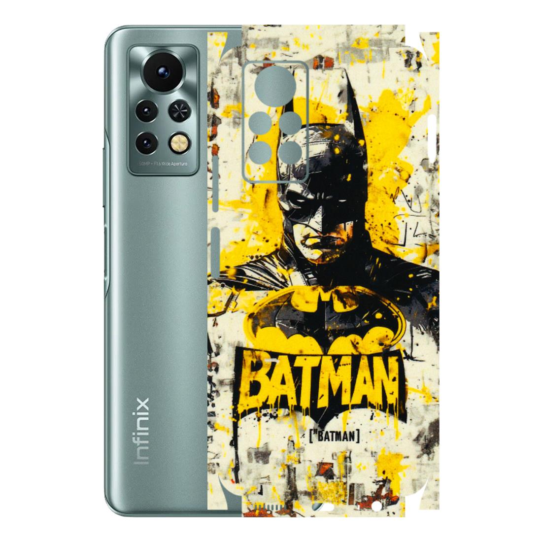 INFINIX Phone Skins (All Models) - Batman Yellow BT - 3D Embossed Finish (L-304) Infinix Note 11S
