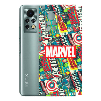 INFINIX Phone Skins (All Models) - Marvel Comic Lover - Matte Finish (M-30) Infinix Note 11S
