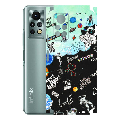 INFINIX Phone Skins (All Models) - Living In A Space Dream - Matte Finish (M-46) Infinix Note 11S