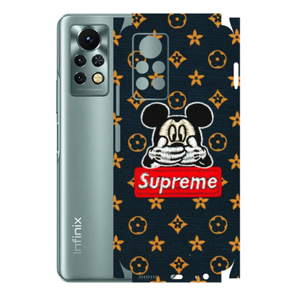 INFINIX Phone Skins (All Models) - Mickey Supreme - Matte Finish (M-83) Infinix Note 11S