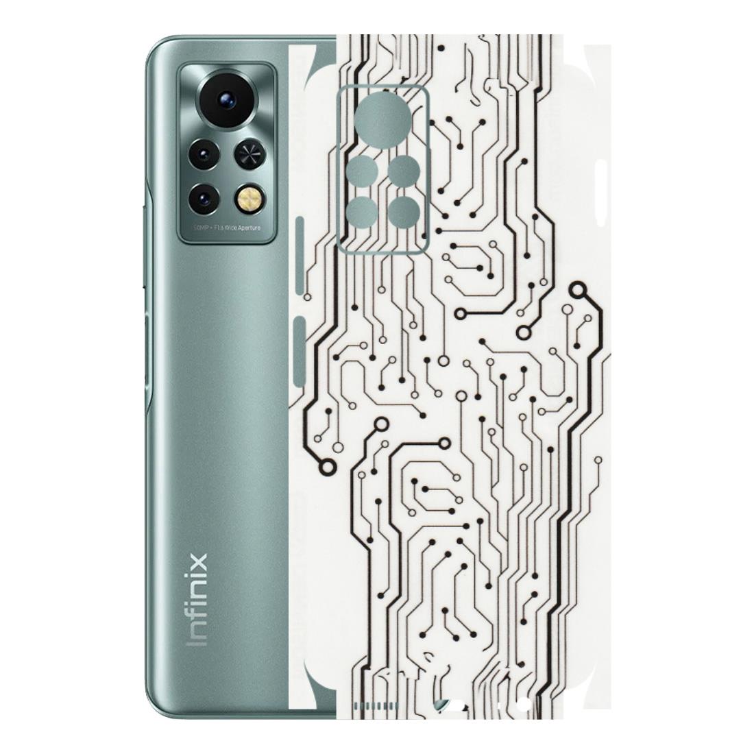 INFINIX Phone Skins (All Models) - Tech Circuits - Transparent Finish (T-03) Infinix Note 11S