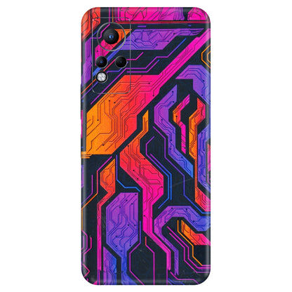 INFINIX Phone Skins (All Models) - Tech Circuits Futuristic - 3D Embossed Finish (L-07) Infinix Note 11