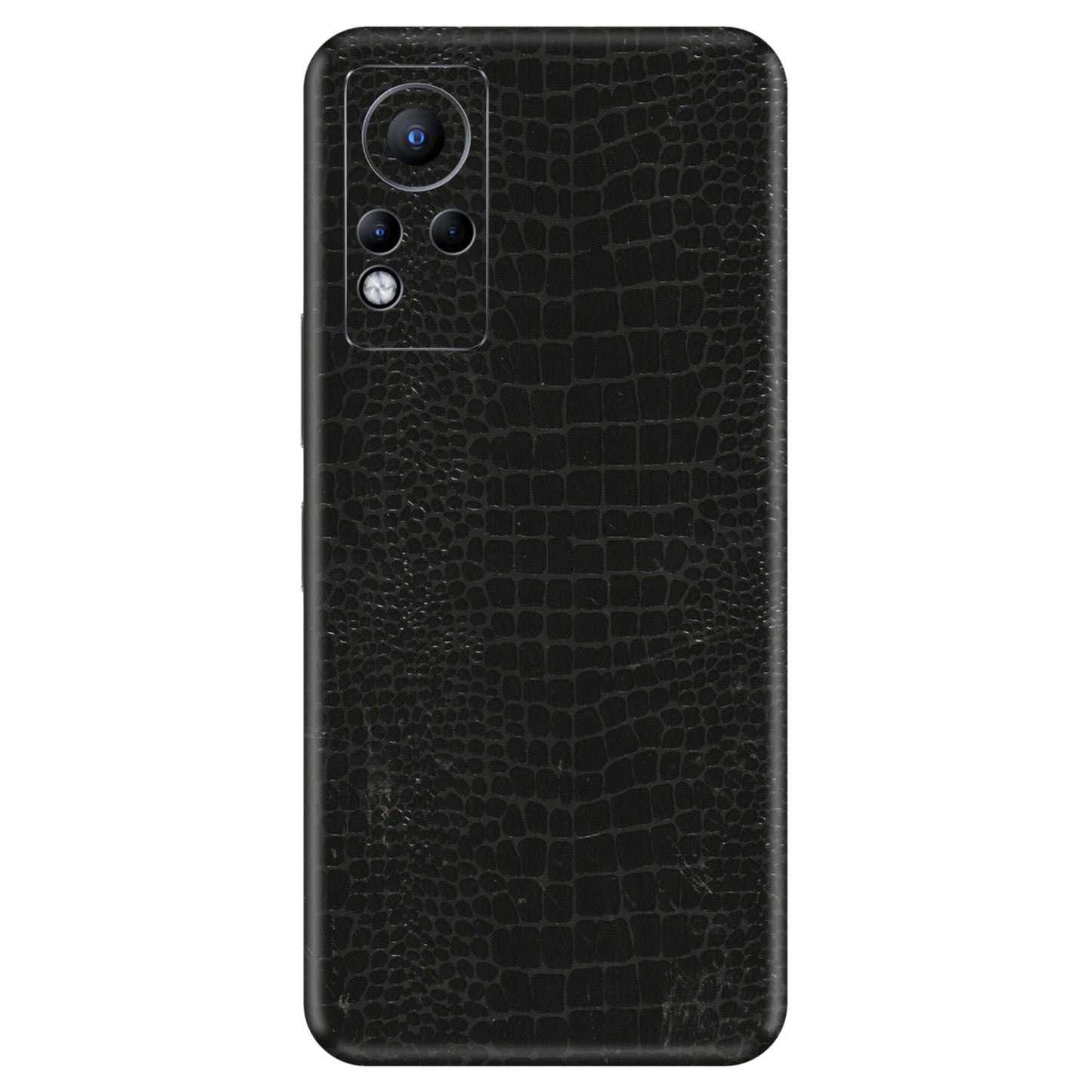 INFINIX Phone Skins (All Models) - Snake Leather Black - 3D Embossed Finish (L-107) Infinix Note 11