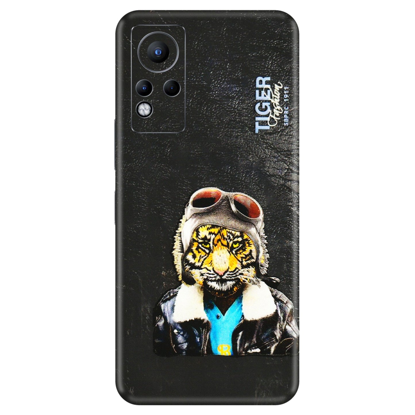 INFINIX Phone Skins (All Models) - Rider Tiger - 3D Embossed Finish (L-113) Infinix Note 11