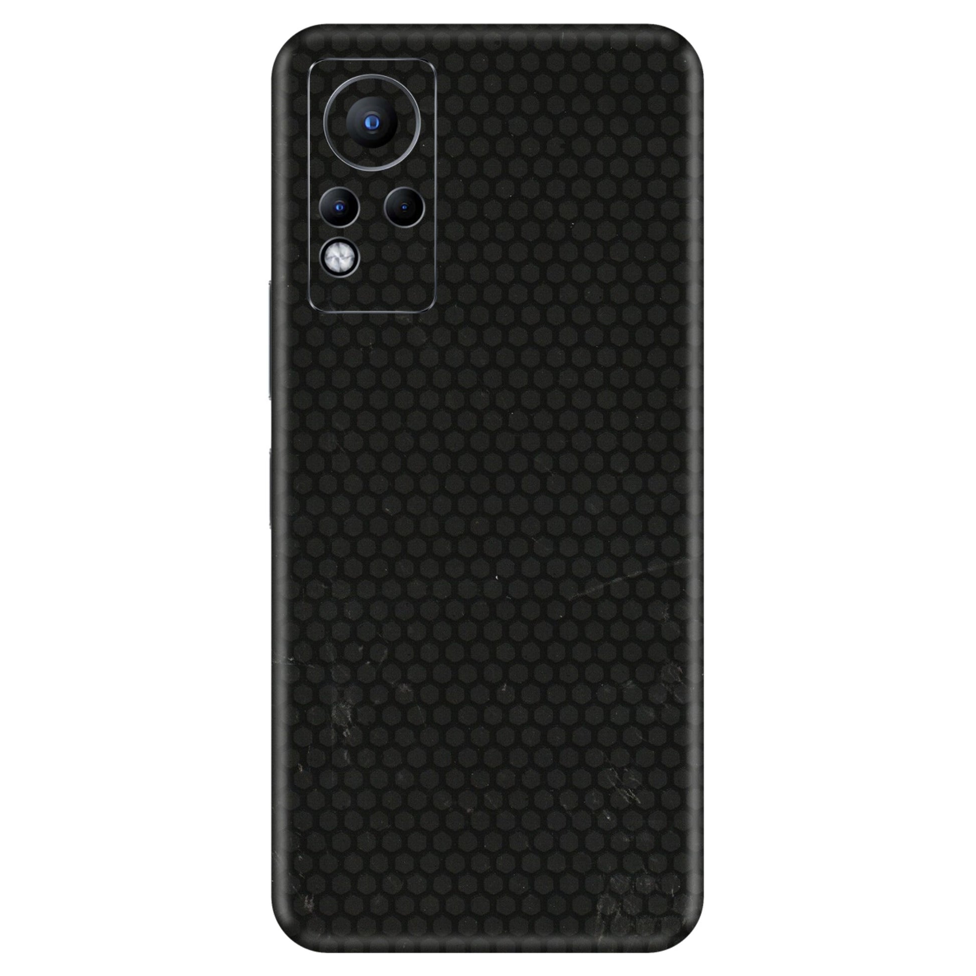 INFINIX Phone Skins (All Models) - Black honeycomb - 3D Embossed Finish (L-114) Infinix Note 11