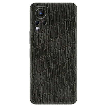 INFINIX Phone Skins (All Models) - Black Abstract Pattern - 3D Embossed Finish (L-117) Infinix Note 11